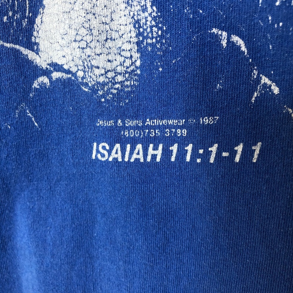 Vintage Single Stitch Bible Verse Religious Shirt - Picture 5 of 14